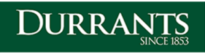 Logo saying Durrants Since 1853